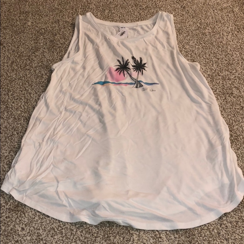 White tank top